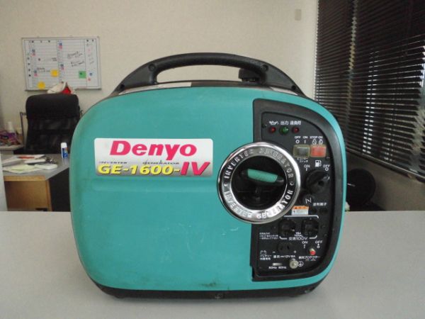 キレイ★良好 デンヨー インバーター発電機 GE-1600SS-IV