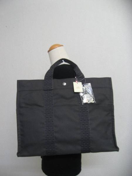 エルメス・本物・エールラインMM トートバッグ カデナ 鍵付