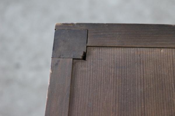 TB526前欅 時代箪笥 銅金具 引き出し3杯◇無垢材/収納/チェスト