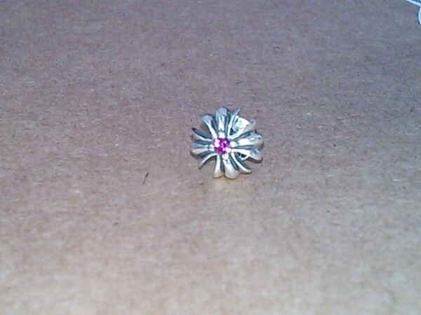 CHROME クロムハーツ CH スタッド ピアス CHプラス HEARTS(クロム 