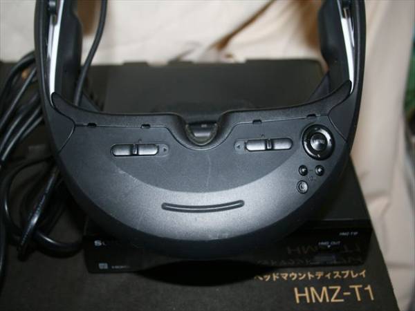 中古 SONY HMZ-T1 ヘッドマウント ディスプレイ 3D対応_3