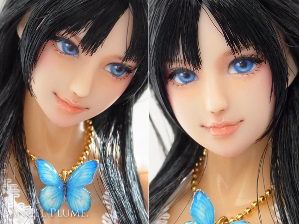 1/6カスタムドールヘッド オビツ01[ 律 ] AngelPlume. PaperArk HZL NO