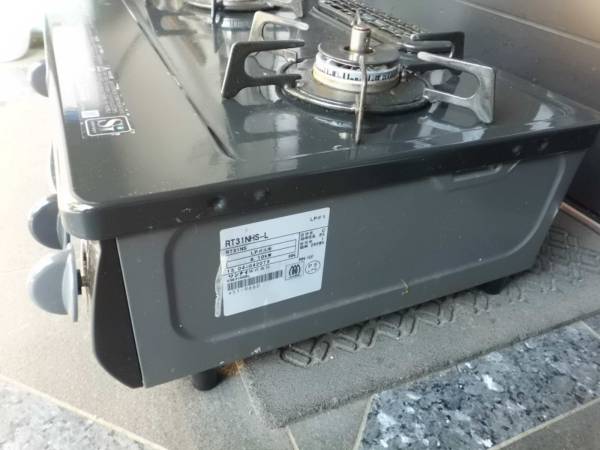 使用期間少 リンナイ LPガス テーブル コンロ KGE31NSBL