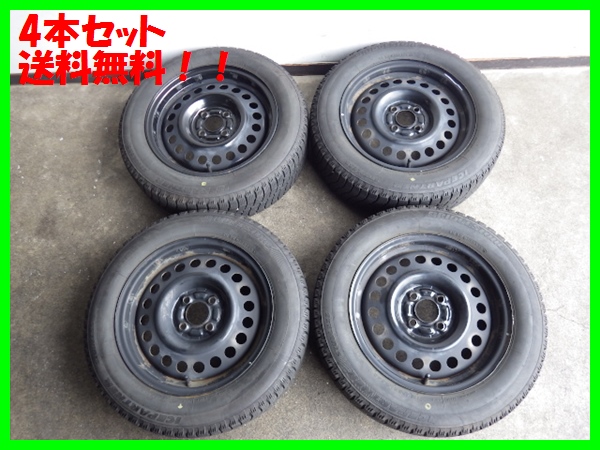 AE615【送料無料175/65R15】日産純正 キューブ BS スタッドレス