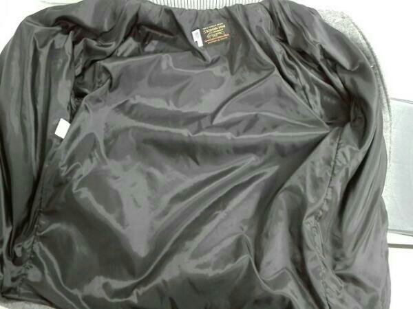 Skoo kuM スクーカム スタジャン 36(S程度) グレー×ブラック