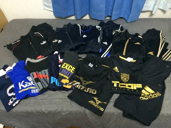 160アディダス・プーマ・ミズノ ジャージセットアップ