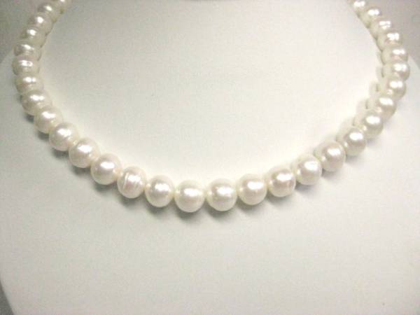 真珠の聖地　10.3mmホワイト真珠ネックレス