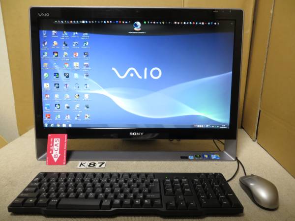 ソニー デスクトップ i5 8GB 2TB ブルーレイマルチ Win7 地デジ SONY