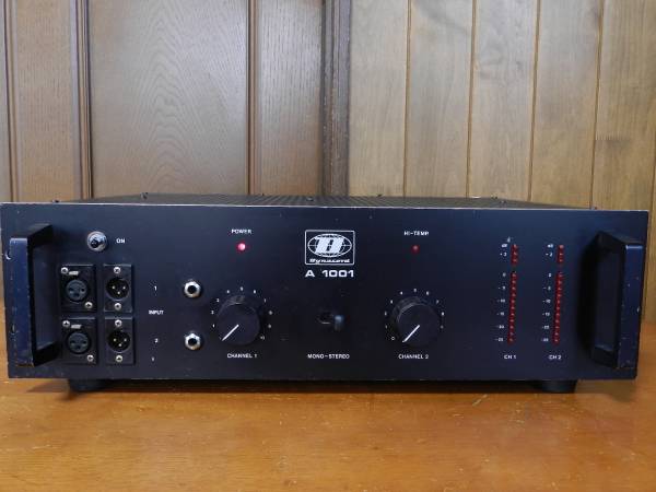 DYNA CORD/ダイナコード/A-1001/パワーアンプ/動作保証シート付