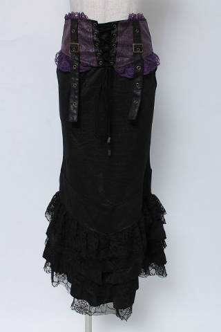 Qutie Frash コルセット風マーメイドスカート_do2