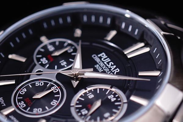 1円~輝きの黒HAMILTON/SEIKOセイコー腕時計PULSARパルサーIP加工_1