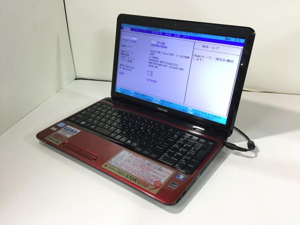 ジャンク!TOSHIBA T451/57DR○Core i 7 2670QM 2.2G 4G 750G ジャンク