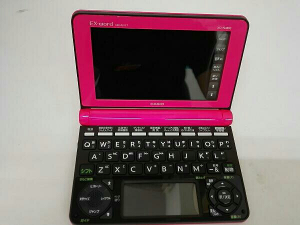 非常に良い」CASIO ♪ジャンク扱い CASIO 電子辞書EX-word XD-SF4800