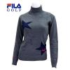 FILA ゴルフ レディス ハイネックセーター 795-702 BK M