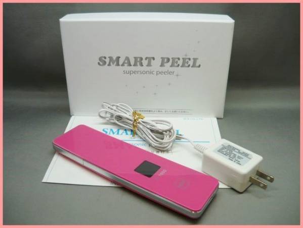 美品 SMART PEEL スマートピール 超音波 美顔器 S-1000 ピンク