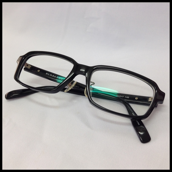 【バーバリー】黒ぶち　伊達眼鏡　54□17