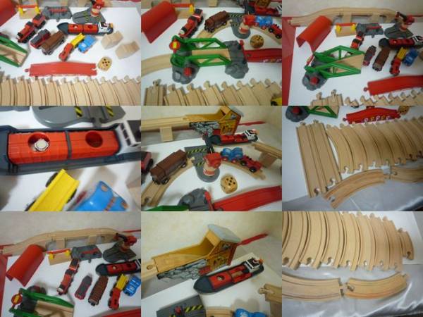 訳有 BRIOブリオ他 木製レール トーマス シップ他 沢山