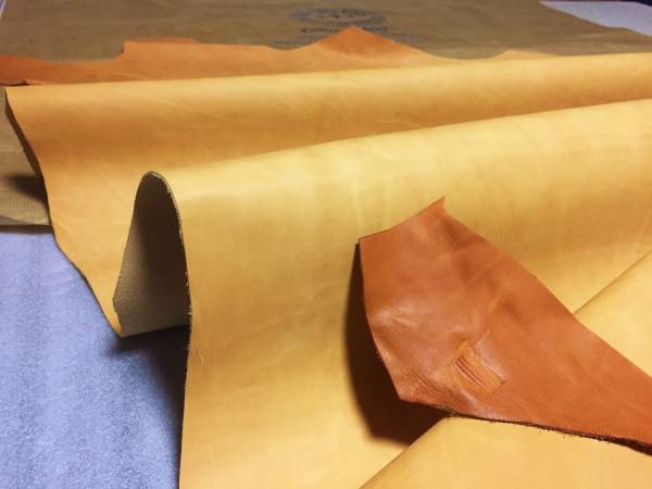 98□伊concerior800オットチェント□ヌメ素上KIP仔牛革材料161ds Birch