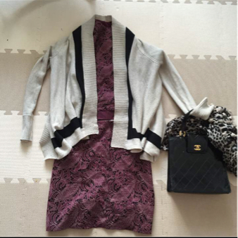 【未着用】ボディドレッシングデラックス 秋色セットアップ