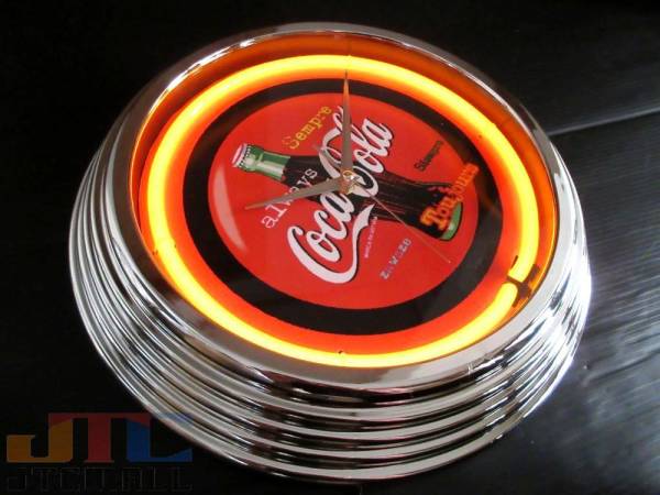 よう様専用※【Used】コカコーラ レトロ ネオンクロック 2個