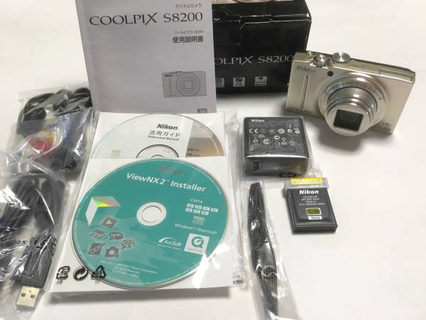 ☆外観新品級☆ニコン Nikon COOLPIX S8200 付属品多数 極上美