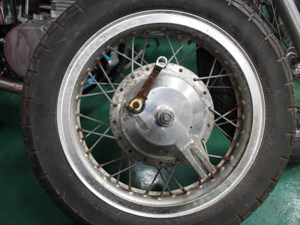 テンプター400 NK43A リアホイール ブレーキパネル他