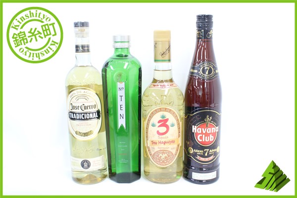 ●注目! スピリッツ 4本セット タンカレー ハバナクラブ等 BK