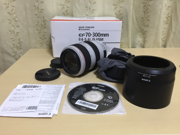 【中古ですが】Canon EF70-300mm f4-5.6L IS USM 【美品】_1