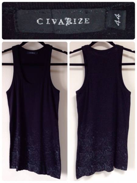 CIVARIZE☆ロンT カットソー＆アシメ タンク セット/44 FUGA CIVARIZE