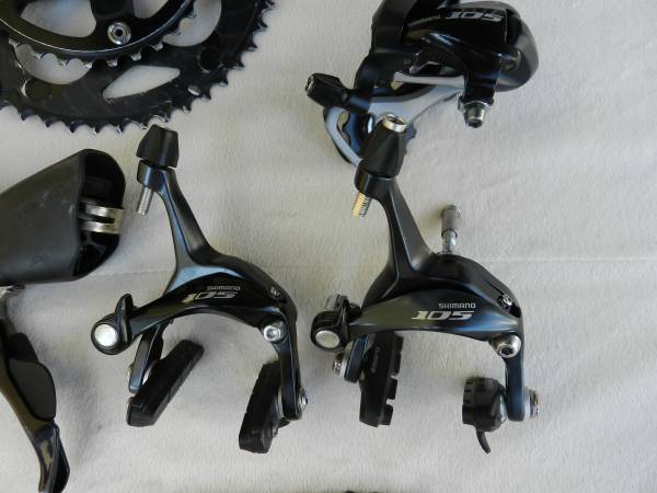 中古SHIMANO 即決シマノ105グループセット5600系9点セット美品shimano □
