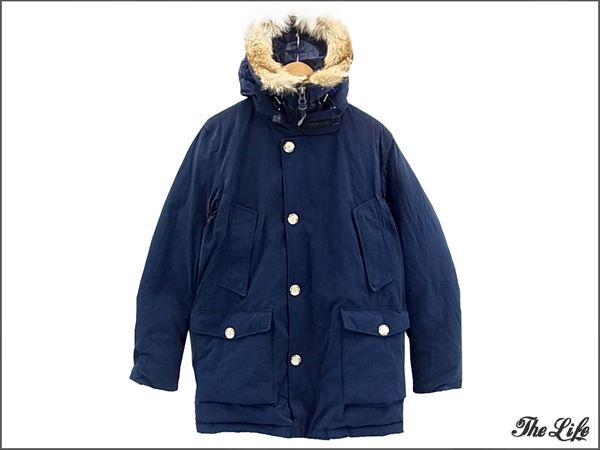 【即決】正規 WOOLRICH アークティックパーカー ダウンUS S/NAVY