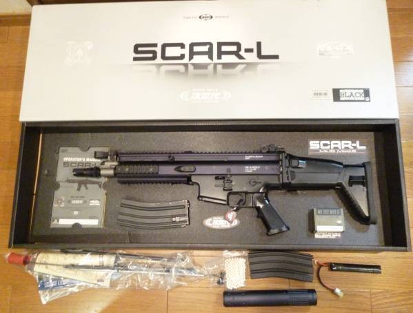 東京マルイ 次世代SCAR-L CQC BK 電動ガン おまけ付き 初速95！