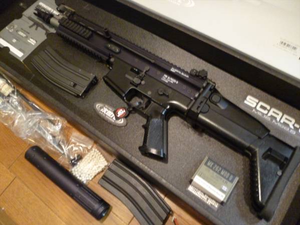 東京マルイ 次世代SCAR-L CQC BK 電動ガン おまけ付き 初速95！