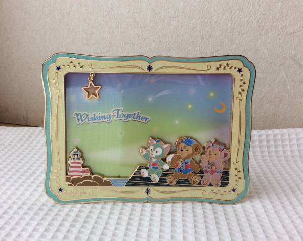 TDS 15周年 フォト スタンド ダッフィー シェリーメイ ジェラ