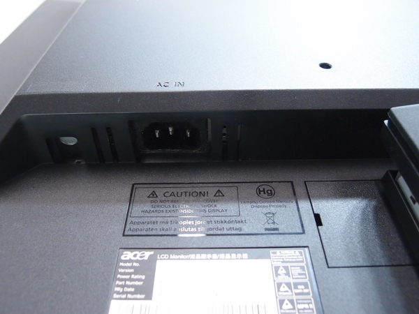 中古 acer Q225HQ 液晶モニター 21.5型 ディスプレイS2110923(21インチ