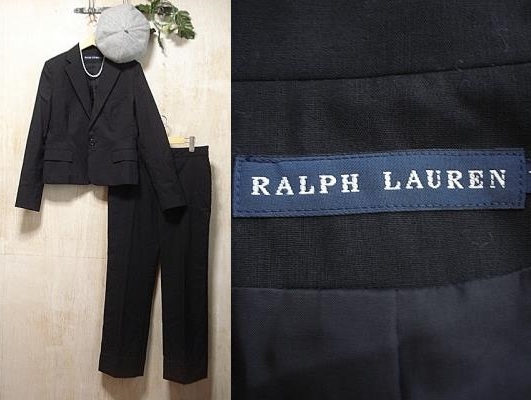 ゆったりサイズ 正規品 ラルフローレン 婦人パンツスーツ 13号◇