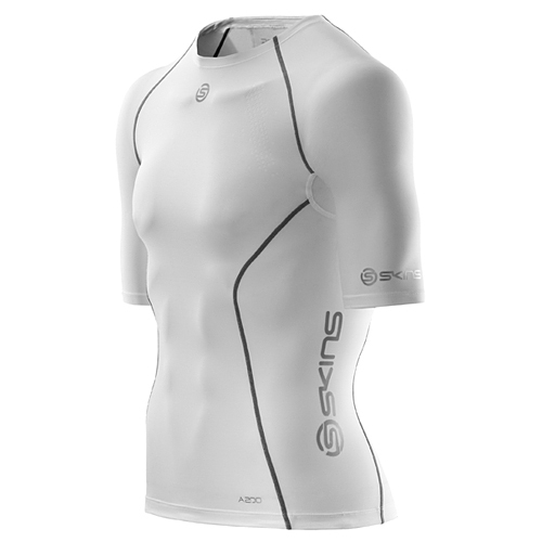 ☆SKINS★M'sA200ショートスリーブ☆WHITE/TITTAN(L)50%OFF!!