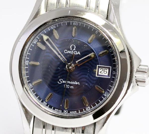 OMEGA】オメガ シーマスター120 2571.81 SS QZ レディース 1円 保付