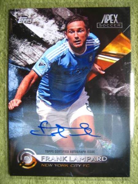 Topps Frank 0 Lampard MLS | eBay - for sale #65 Apex NYCFC #62 Mag レア！証明書付きフランク・ランパード イングランド代表 直筆サイン入りフォト