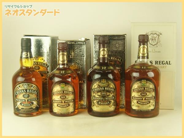 4本セット！古酒 4本セット CHIVAS REGAL シーバスリーガル 12年 700ml