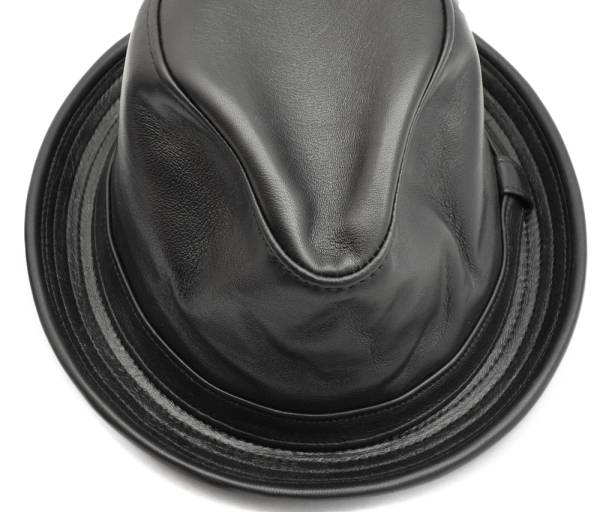 ワケ有 New York Hat ニューヨークハット レザー中折れL BLACK 【公式