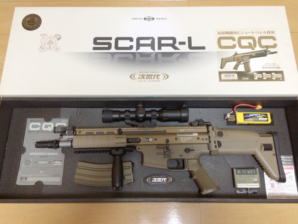 東京マルイ 次世代 SCAR-L CQC イルミネイトショートスコープ