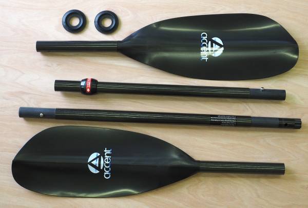 アクセントパドル カウアイ CBX 4分割 230cm カーボン 未使用