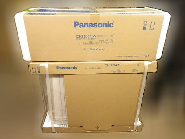 〓未開封 Panasonic エアコン室内機/室外機 CS-226CF 6畳 現状ε