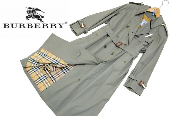 『BURBERRY』バーバリー (11AR) ライナー付き コート 美品バーバリー トレンチコート ライナー 11AR レディース バーバリー