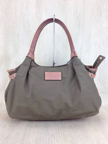kate spade new york◆バッグ/BRW/ナイロン/レザー