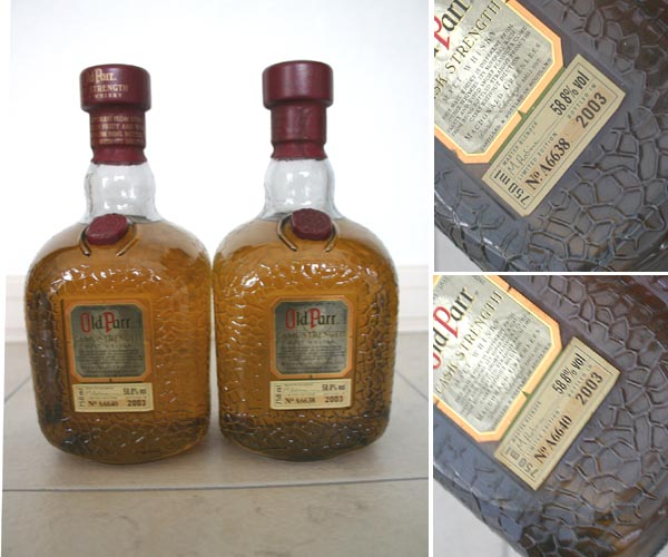 オールドパーOld Parrカスクストレングス58.8度750ml2本セット