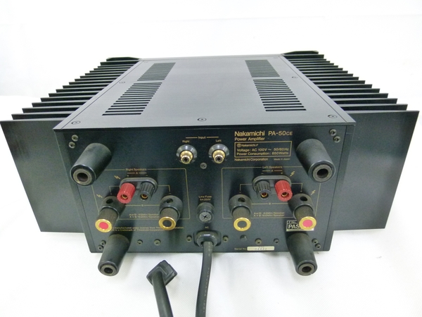 中古 ナカミチ PA-50CE パワーアンプ Custom Editions N2135105