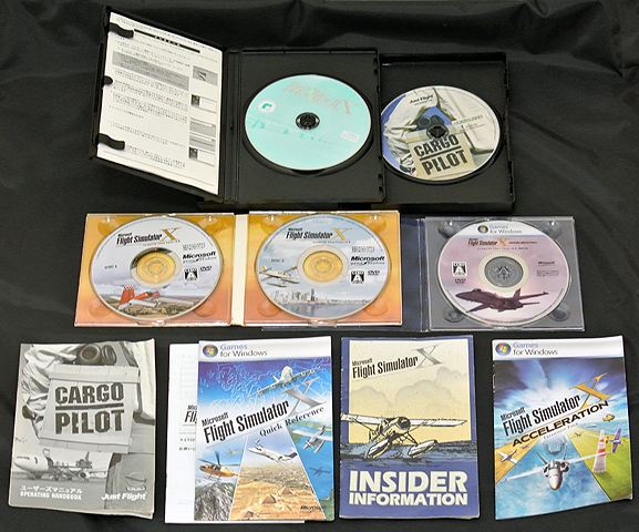 【希少品】Microsoft Flight Simulator X/日本語版 Flight Simulator X 日本語版 + 栄光の翼 他