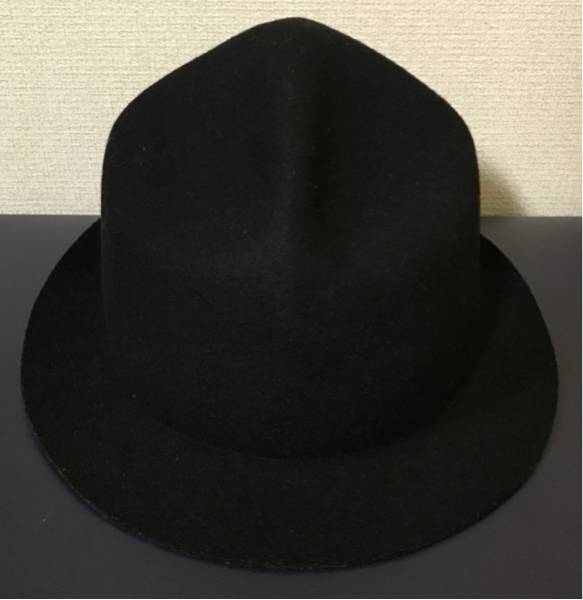 美品 フリークスストア ウール マウンテン ハット 黒